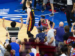 Watch atlanta hawks vs philadelphia 76ers live in hd here! I Didn T Know All That Was Going On Atlanta Hawks Fan On Viral Abc Moment During Game 1 Win Over 76ers Peachtree Hoops