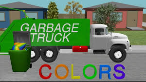 Color Garbage Truck Learning For Kids Garbage Truck Kids Learning Videos Recycle Preschool