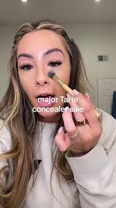 $21 for a FULL SIZE creamy creaseless concealer + brush!! 💖 if you’ve been  wanting to try or need a restock, now is the time!! @@tarte  cosmetics##concealer##concealerhack##makeuptutorial##beautytok##m...
