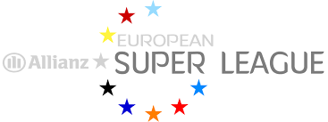 Ac milan, arsenal, atletico madrid, chelsea, barcelona, inter milan. European Super League Logo