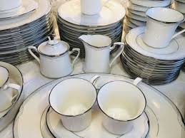 Vintage Noritake Miyoshi 7194 Ivory China Set- 88 Pieces | Chairish