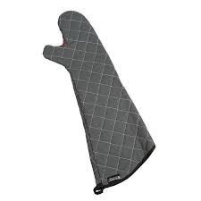 San Jamar 800FG24-BK BestGuard 24 Black Oven Mitt - Pair ...