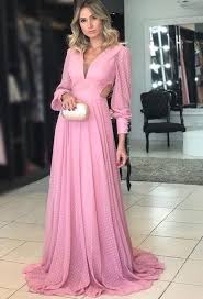 Gorgeous pink dress for mothers brides long sleeve formal dresses evening beads lace mother of the bride 2015 floor length prom gowns m1421check the size … Pink Long Sleeve Floor Dresses