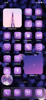 App Icons Ios 14 Purple Etsy App Icon Iphone Wallpaper Video Homescreen