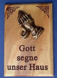 Sie sollen die bewohner eines hauses, aber auch deren anwesen und gäste sowie den gesamten besitz, unter den schutz gottes stellen. Olivenholz Wandbild Gott Segne Unser Haus Wandschmuck Schmuck Kunst Israelladen De