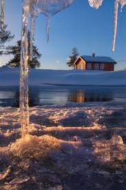 Ringerike is a municipality in the traditional and electoral district buskerud in viken county, norway. Ringerike Norway Icicles House Winter Snow Pond Sunset 640x1136 Iphone 5 5s 5c Se Wallpaper Background Picture Image