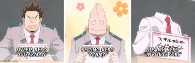 Fans have obviously seen a whole lot of class 1a throughout the course of my hero academia. Rasen Hug Class 1a Hero Names