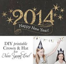 Happy New Years Diy New Years Eve Hat Crown Template Printable New Year S Eve Hats New Years Eve Day New Years Eve