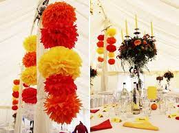 A Bold Beautiful Red Orange Yellow Diy Wedding Yellow Wedding Decorations Red Wedding Flowers Red Yellow Weddings