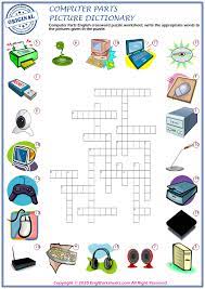 Click print at the top of the puzzle board to play the crossword with pen and paper. Computer Parts Esl Printable Picture Dictionary Worksheet For Kids Pdf Worksheets