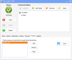 A lock icon will appear over the file icon to indicate that the file has been locked. My Lockbox Fspro Labs