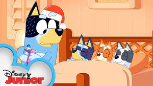 Последние твиты от official bluey tv (@officialblueytv). Merry Christmas From Bluey Bluey Disney Junior Youtube