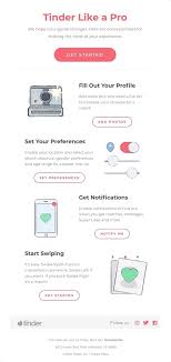 This Is How You Tinder Really Good Emails Onboarding Email Marketing Inspiration Best Email