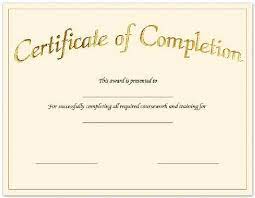 There is also a good mix of blank gift certificates as well as some that are already for a specific item or service. Create Free Certificate Completion Fill In The Blank Certificates Certificate Of Completion Template Blank Certificate Free Printable Certificates