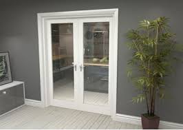P10 White Internal French Doors Climadoor