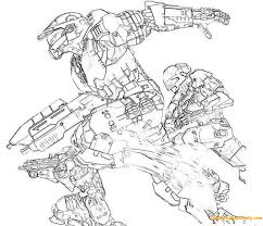 Master chief is front and center in this first free halo coloring page for kids! Halo 3 Odst Coloring Pages Cartoons Coloring Pages Coloring Pages For Kids And Adults