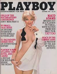 PLAYBOY OCTOBER 1981-A - MAUDE ADAMS NUDE - DONALD SUTHERLAND !!! | eBay