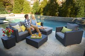 Quality home, hearth, yard & garden products trusted since 1980! Keter Salta All Weather Outdoor Patio Furniture Armchair With Sunbrella Cushions In A Resin Plastic Wicker Pattern Modern Graphite Cool Grey Chaise Lounges Chairs Rebeltech Com