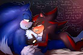 2022 anthro anthro on anthro black body black fur black nose  black pawpads blue body blue fur blush chest grab cute fangs dialogue dirty  talk duo english text eulipotyphlan