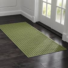 Thirsty Dots Green 30 X71 Doormat Indoor Door Mats Door Mat Crate And Barrel