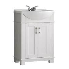 It has an interior shelf that can be adjusted to one of five different heights for flexible storage that meets all of your. Less Than 16 Bathroom Vanities Bath The Home Depot