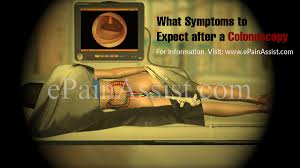 Jul 14, 2013 · i had my colonoscopy friday morning and they seemed to have put quite a bit of air (co2 apparently they told me) in me. What Symptoms To Expect After A Colonoscopy