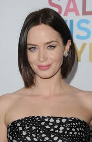 1 Pair New Women S Fashion Ladies Elegant Celebrity Emily Blunt Stud Earrings Blunt Hair Hair Pale Skin Emily Blunt