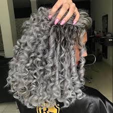 repost curlwiz blogcabeloscoloridos cabeloscoloridos rainbowhaircolor haircolorgoals americansalon curly hair styles grey curly hair colored curly hair