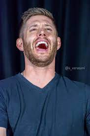 Photo by amy mckeon, of amy marie photography. Jensen At Spnuk Laughing Open Mouthed New Actors Most Handsome Men Jensen Ackles