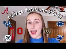 COLLEGE DECISION REACTIONS 2021 *REALISTIC*
