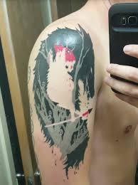 Daytona beach premier tattoo studio. Mononoke Tattoo By Jeff At Electric Voodoo Tattoo Vacaville Ca Voodoo Tattoo Tattoos Maple Leaf Tattoo