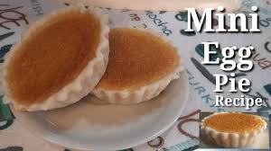 Mini Egg Pie Recipe Youtube Egg Pie Egg Pie Recipe Filipino Pie Recipes