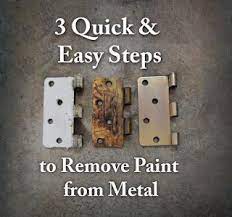 Remove Paint From Metal Hardware 3 Quick And Easy Steps Az Diy Guy Remove Paint From Metal Paint Remover Stripping Paint