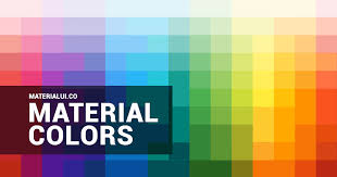 Material Design Colors Material Colors Color Palette