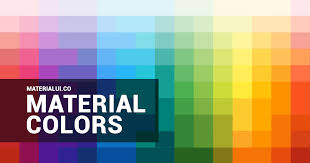 material design colors material colors color palette