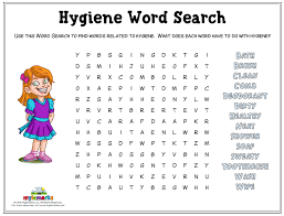 Hygiene Word Search Hygiene Activities Hygiene Lessons Personal Hygiene Worksheets