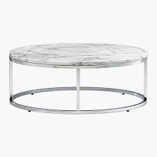 The living room isn't complete without a modern coffee table. Smart Round Marble Top Coffee Table Reviews Cb2