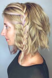 Braids are an essential hairstyle for summer and will immediately get you in the summer mood. Super Cute Easy Hairstyles For Short Hair Best Hairstyle Medium Length Hair Styles Braids For Short Hair Short Hair Styles Easy