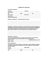 A functional curriculum vitae (cv) template in which it is recommended to focus on the work experience and skills you developed in the a professional curriculum vitae (cv) template that was developed in collaboration with multiple recruiters to increase your chances of getting your dream job. Free Resume Outline Templates And Step By Step Guide Hloom