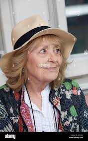 Angela Huth at the Oldie Literary Lunch 18/08/15 Stock Photo