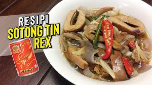 Resipi Sotong Tin Rex Paling Simple Sedap Youtube