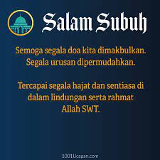 We did not find results for: Salam Subuh Quotes Dan Ucapan Selamat Pagi 1001 Ucapan
