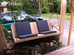 Posted by angela 36 comments. Easy Diy Tutorial Build Install One Pallet Swing Bench 1001 Pallets