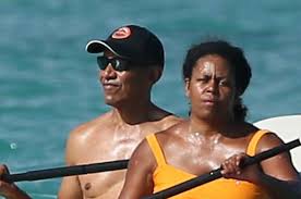 Your state and your country. Michelle Obama Does All The Work As Barack Obama Sits Back And Relaxes While Kayaking In Hawaii The Savage Diary