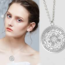 Amuletos De La Suerte Y Proteccion Collar Arcángel Acero Inoxidable