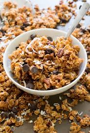 Coconut Pecan Chocolate Chip Granola Recette Avec Images Recettes De Cuisine Recettes Granola Recette Healty
