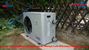 Warmepumpe Unipool Swim Tec Wie Laut Ist 51 Db Youtube
