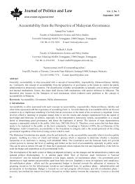 Dangote cement plc ajira mpya dangote mtwara may 19, 2021 administration jobs. Pdf Accountability From The Perspective Of Malaysian Governance