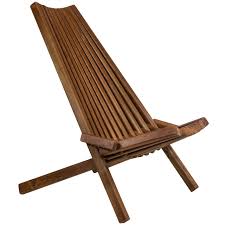 Clevermade Tamarack Folding Wooden Outdoor Chair Foldable Low Profile Acacia Wood Lounge Chair For The Wood Lounge Chair Outdoor Chairs Wooden Outdoor Chairs