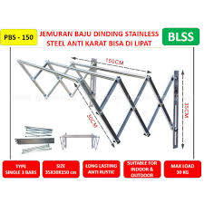 Pastikan harga jemuran baju tersebut sesuai dengan budget yang dimiliki. Plbok Single Ori Jemuran Baju Dinding Lipat Stainless Steel Rak Baju Pakaian Baju Gantungan Pakaian Shopee Indonesia